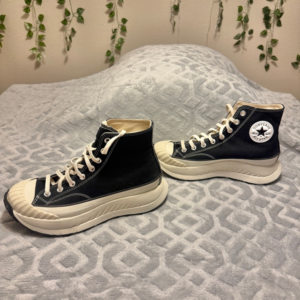 Converse Black and White High-Top Sneakers